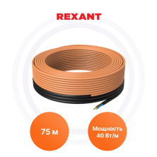 Резистивный греющий кабель Rexant -3000-75 REXANT | ЭТК Обогрев