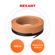 Резистивный греющий кабель Rexant -4000-100 REXANT | Обогрев Люкс